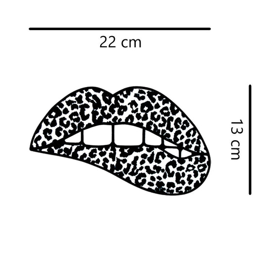 Parche Boca Blanca Animal Print BY DELUXE Chile