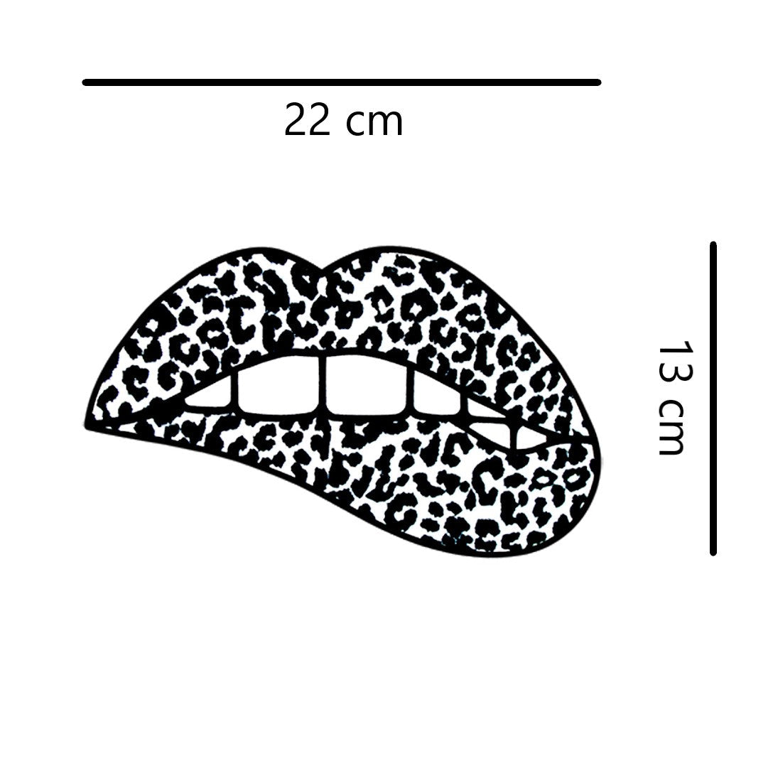 Parche Boca Blanca Animal Print BY DELUXE Chile