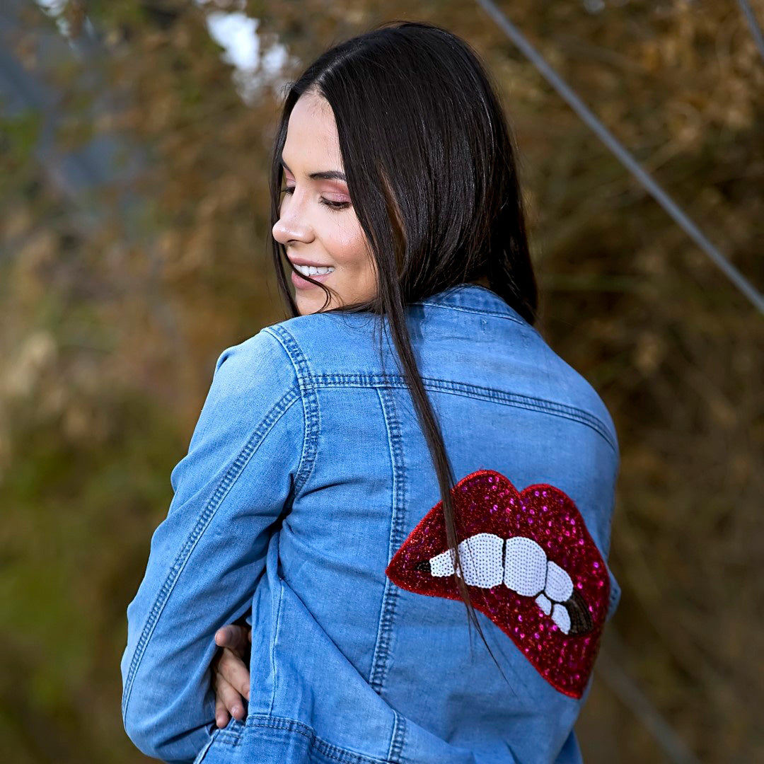 Parche Boca Roja Brillante BY DELUXE Chile