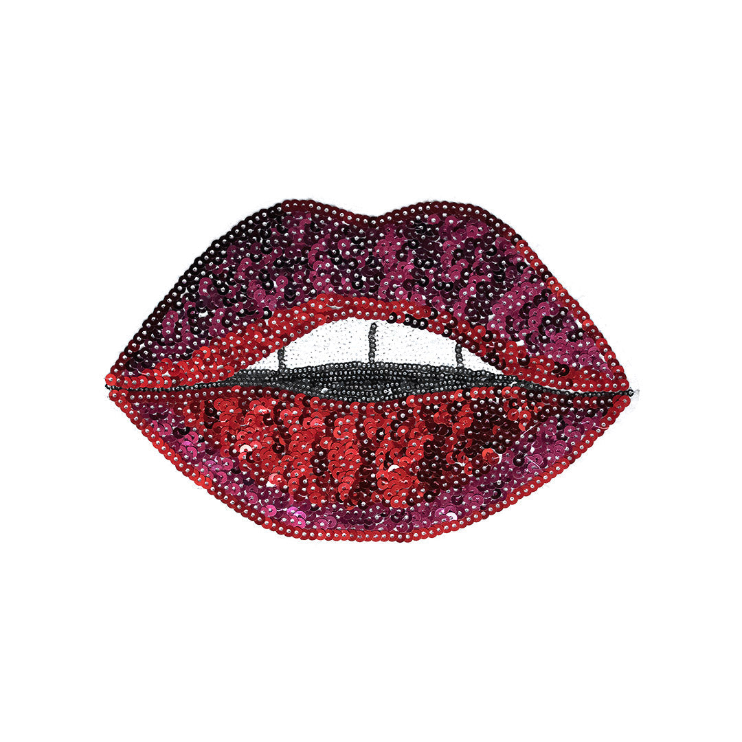 Parche Boca Rubí Lentejuelas BY DELUXE Chile