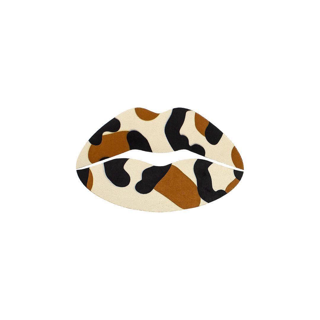 5 Unidades Parche Boca Animal Print Felpa BY DELUXE Chile