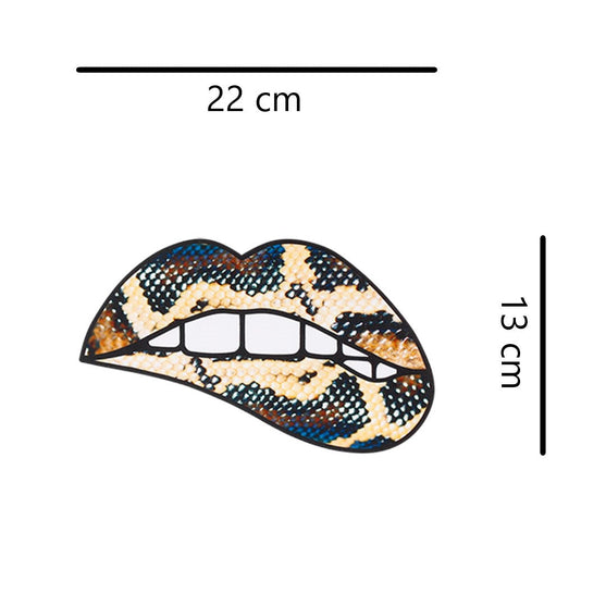 Parche Boca Serpiente 2 Animal Print BY DELUXE Chile
