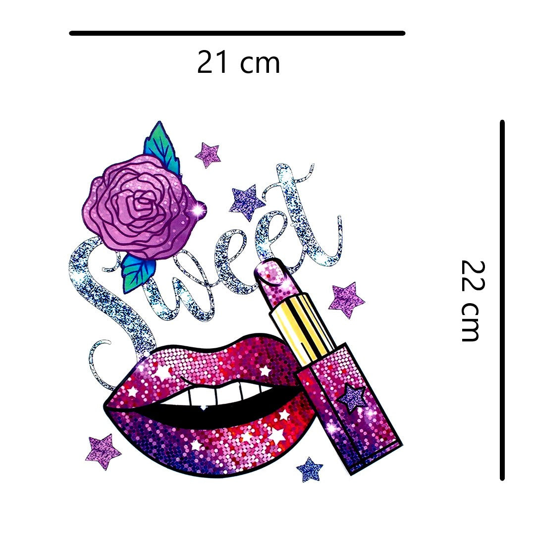 Aplique en Vinilo Boca Labial Sweet BY DELUXE Chile