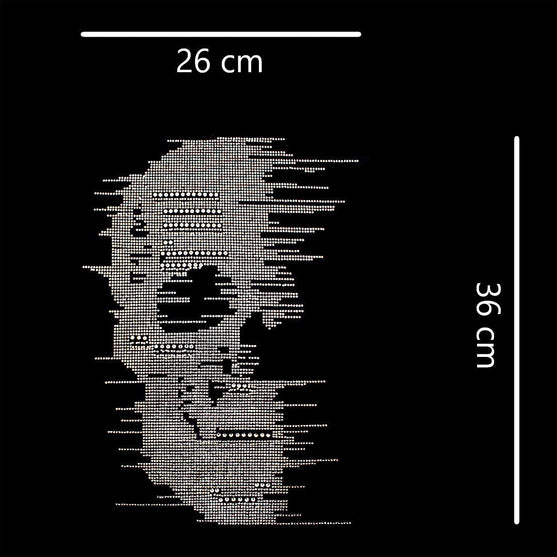 Aplique Calavera Dorada Strass BY DELUXE Chile