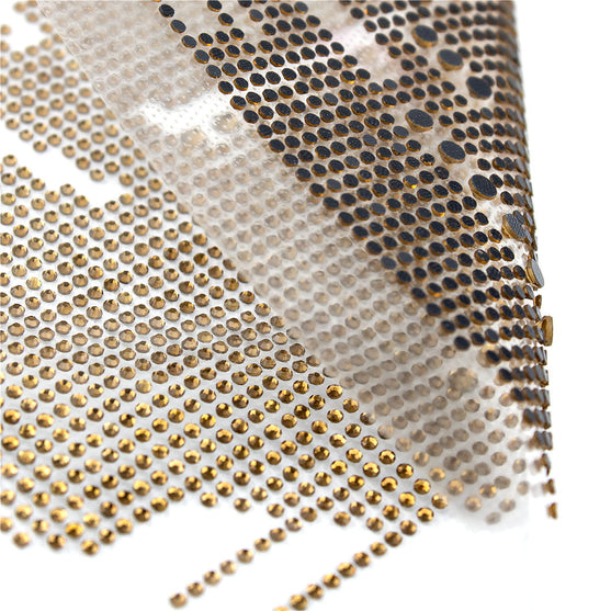 Aplique Calavera Dorada Strass BY DELUXE Chile