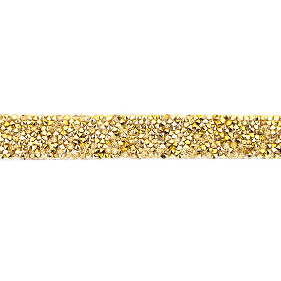 Decoración Cinta Dorada Cristales BY DELUXE Chile
