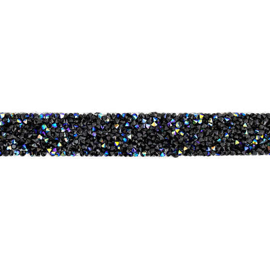Decoración Cinta Negra Tornasol Cristales BY DELUXE Chile
