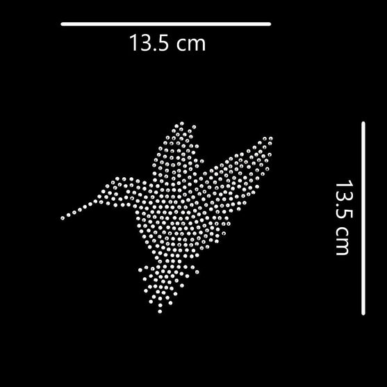 Aplique Colibrí Strass BY DELUXE Chile