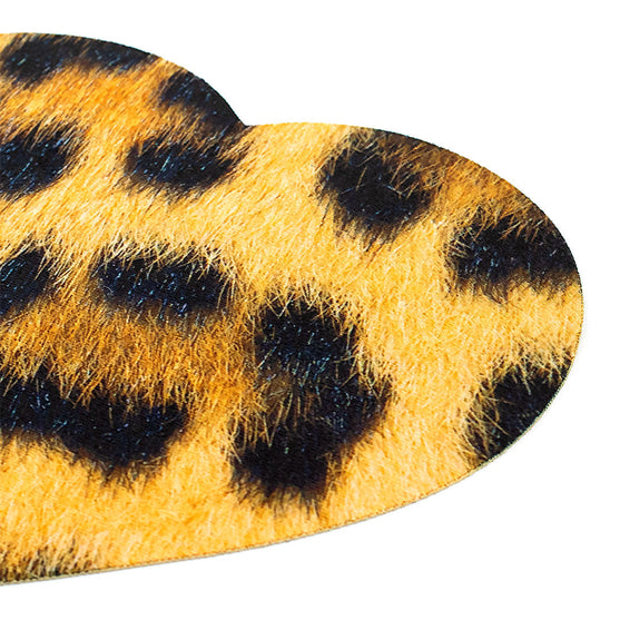 Parche Corazón Animal Print Felpa BY DELUXE Chile