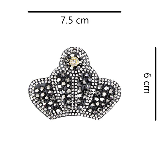 Decoración Corona Bronce Cristales Brillantes BY DELUXE Chile