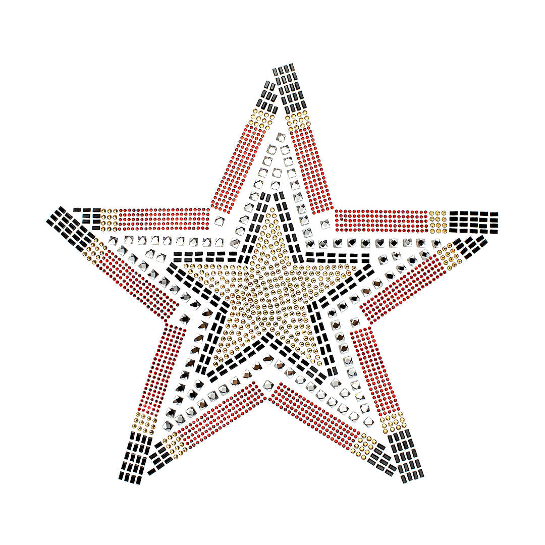 Aplique Estrella Colores Strass BY DELUXE Chile