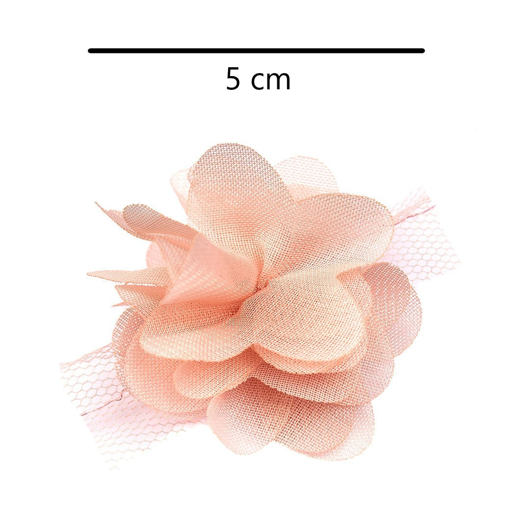 10 Unidades de Flores 3D Palo de Rosa Tela BY DELUXE Chile