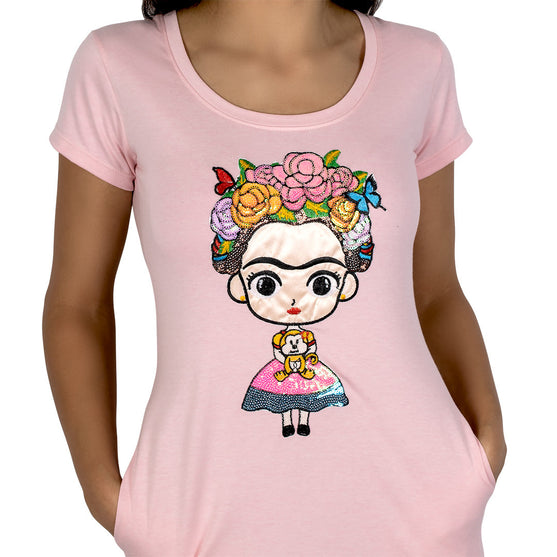 Parche Fridita Lentejuelas BY DELUXE Chile