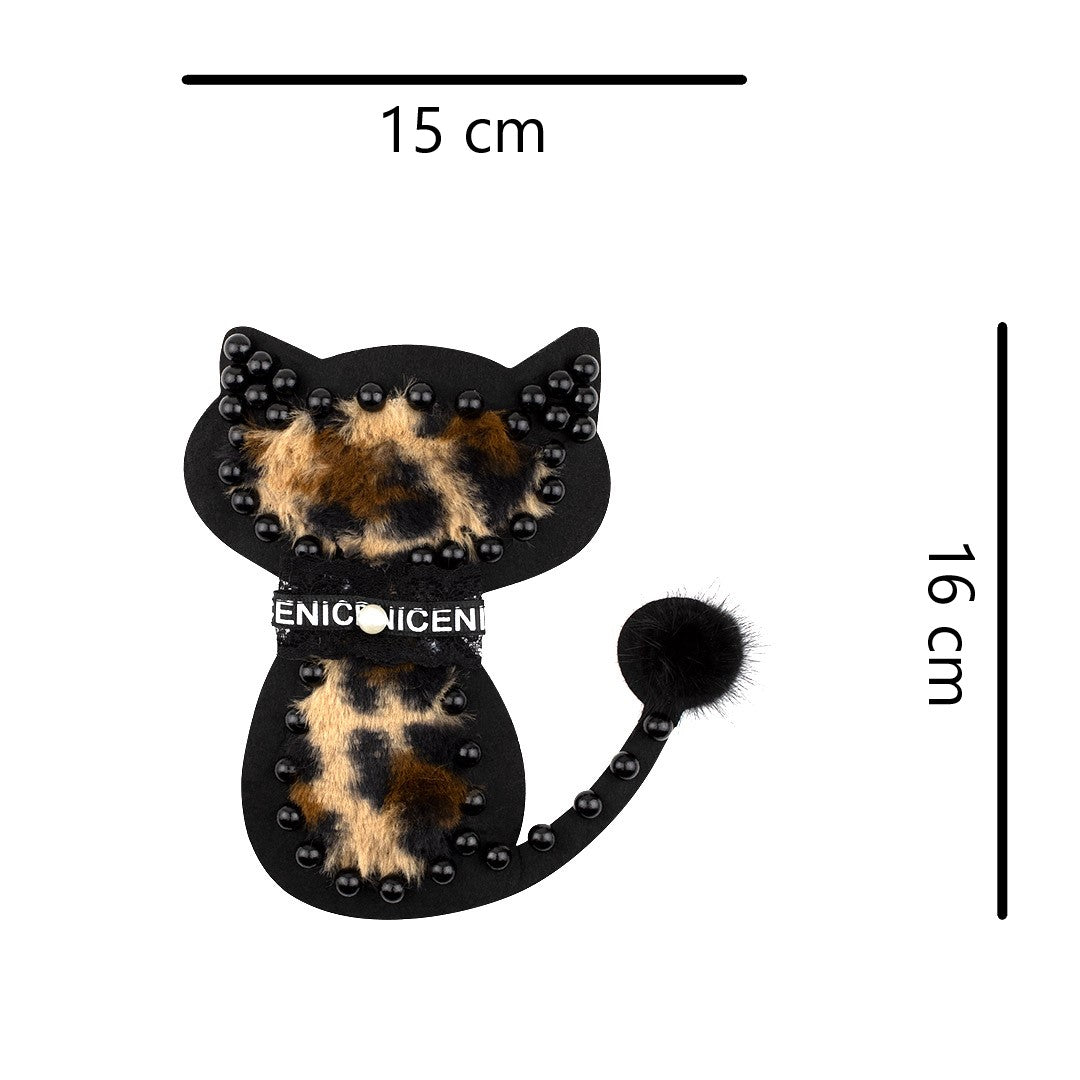 Aplique Gato Felpa BY DELUXE Chile