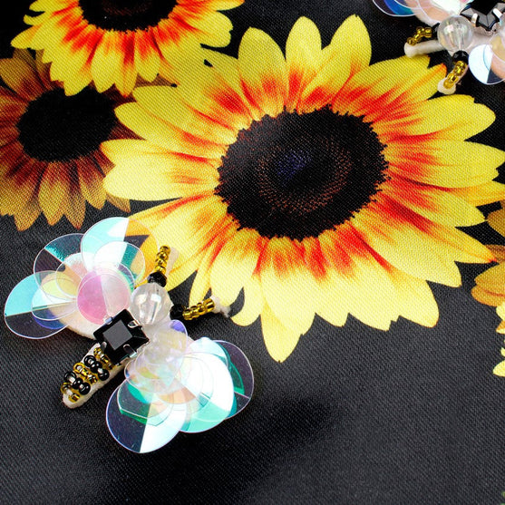 Aplique Girasoles Abejas BY DELUXE Chile