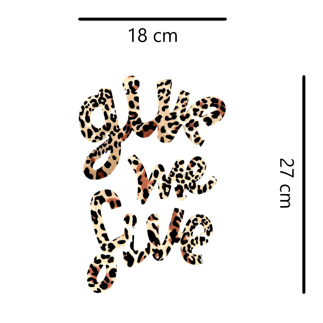 Parche Give Me Live Felpa BY DELUXE Chile