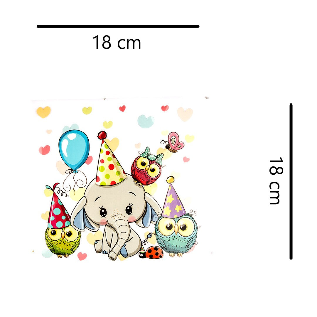 Aplique en Vinilo Happy Birthday BY DELUXE Chile