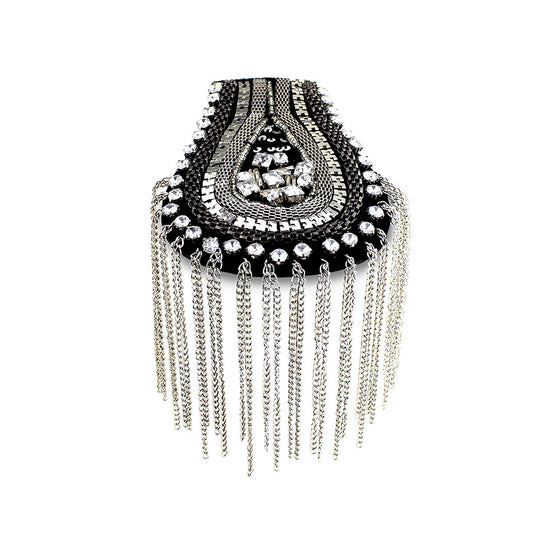 Charretera Brillantes Cadenas Plateada BY DELUXE Chile