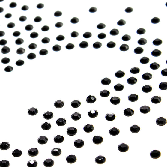 Aplique Mariposa Negra Strass BY DELUXE Chile