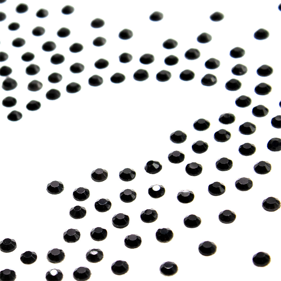 Aplique Mariposa Negra Strass BY DELUXE Chile