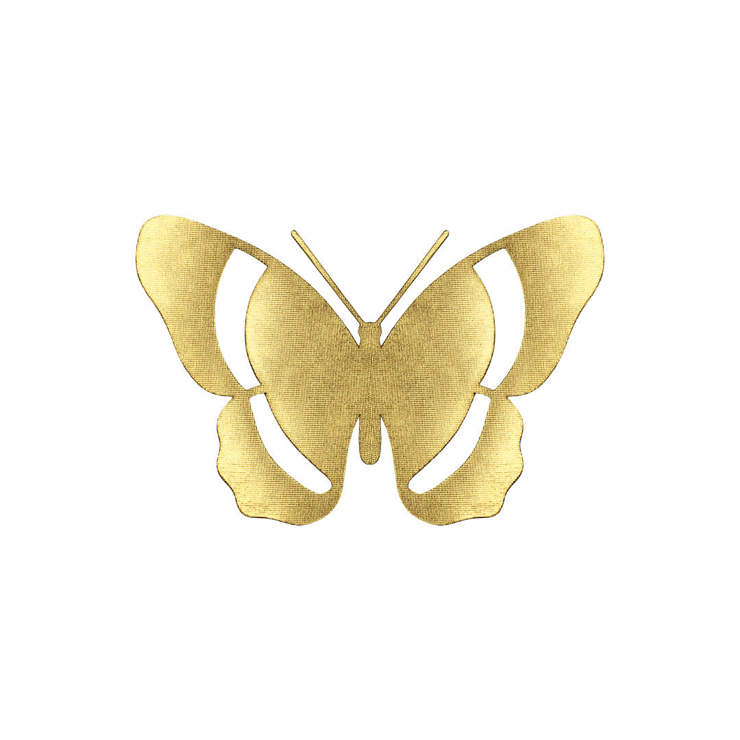 10 Unidades Parche Mariposa Dorada Ranuras BY DELUXE Chile