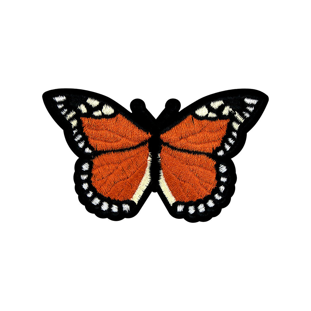 5 Unidades Decoración Mariposa Naranja Bordada BY DELUXE Chile