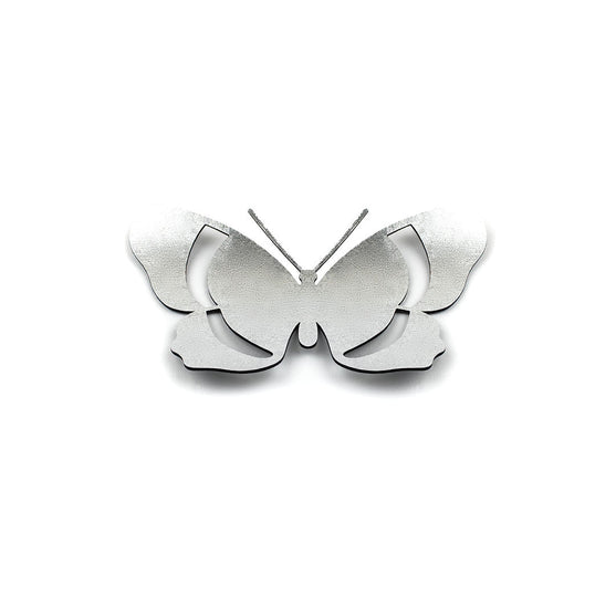 10 Unidades Parche Mariposa Plateada Ranuras BY DELUXE Chile