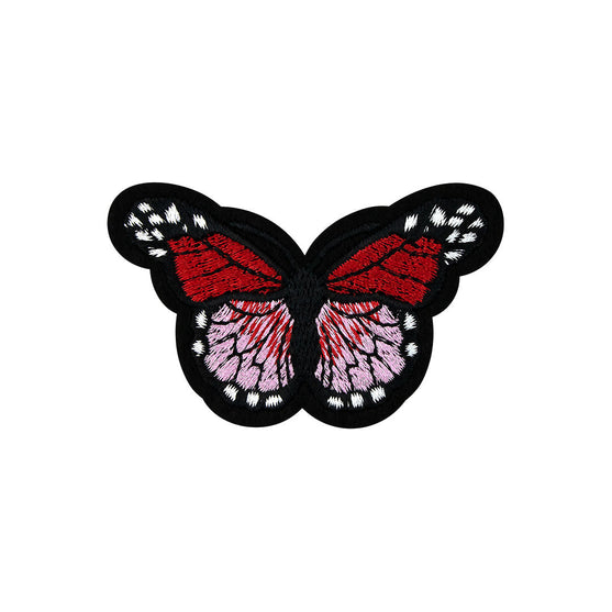5 Unidades Decoración Mariposa Roja Bordada BY DELUXE Chile