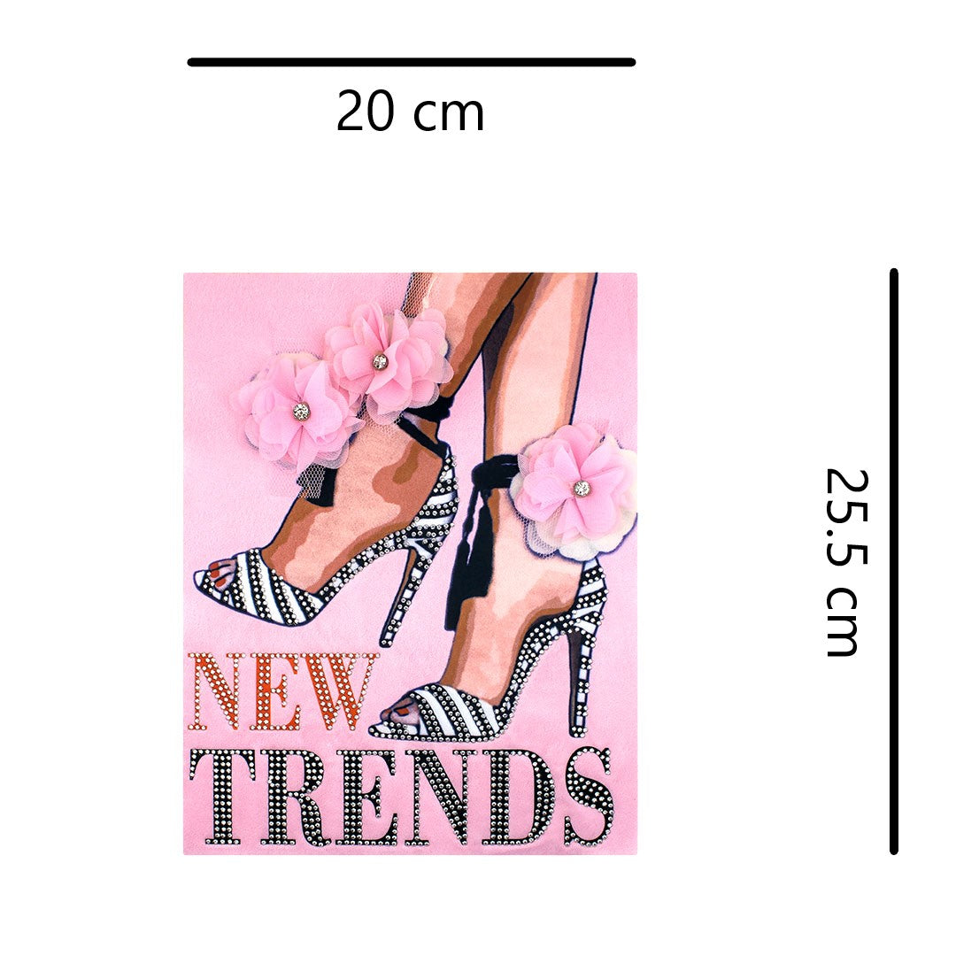 Aplique Tacones New Trends Cristales BY DELUXE Chile