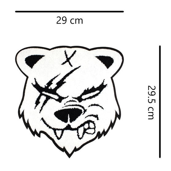 Parche Perro Blanco Chenille BY DELUXE Chile