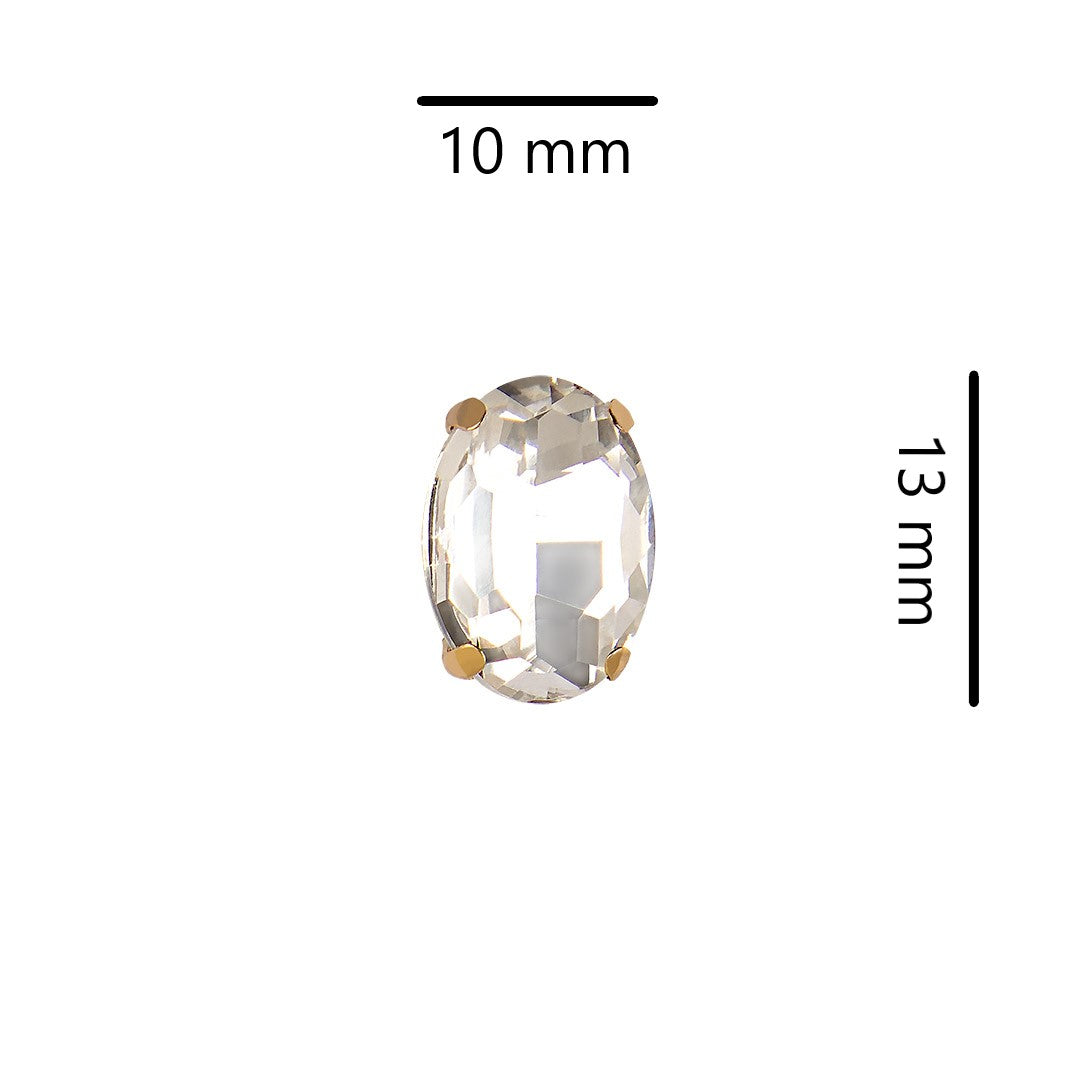 10 Unidades Piedra Brillante de Cristal BY DELUXE Chile