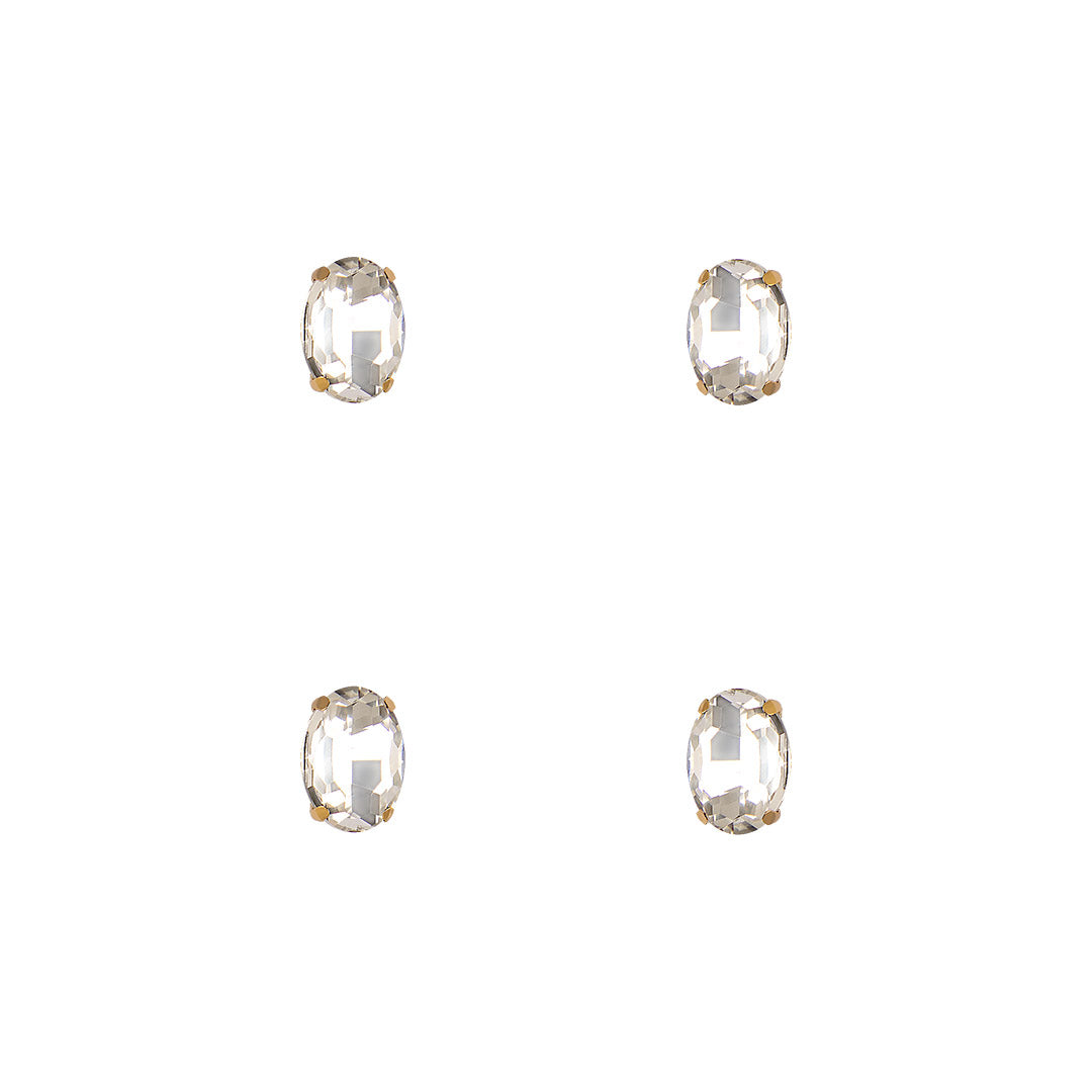10 Unidades Piedra Brillante de Cristal BY DELUXE Chile