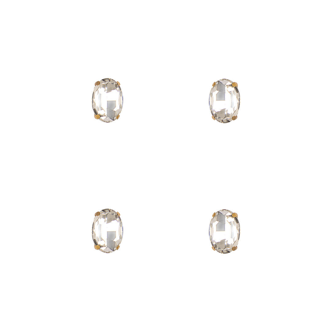 10 Unidades Piedra Brillante de Cristal BY DELUXE Chile