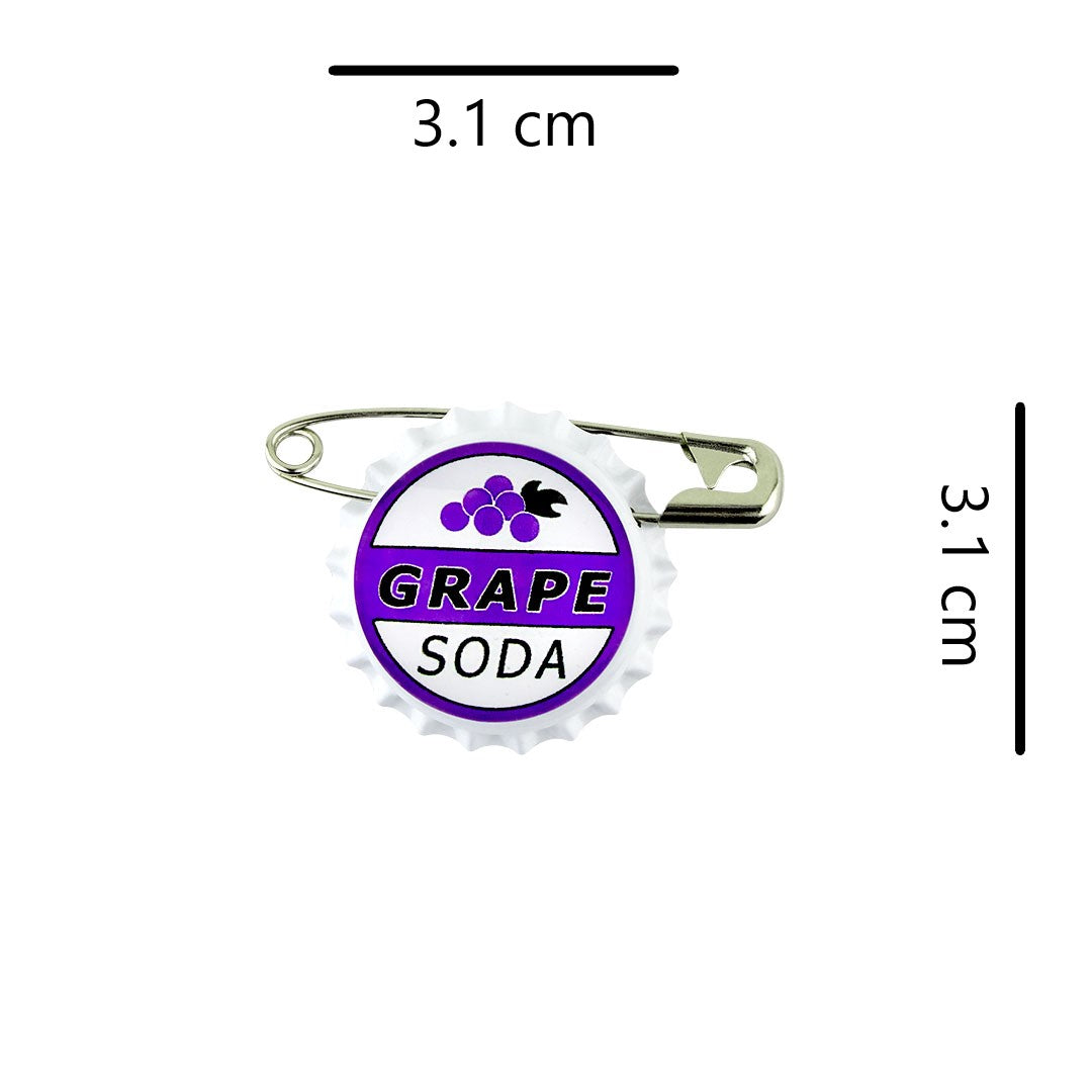 Prendedor Soda Grape BY DELUXE Chile