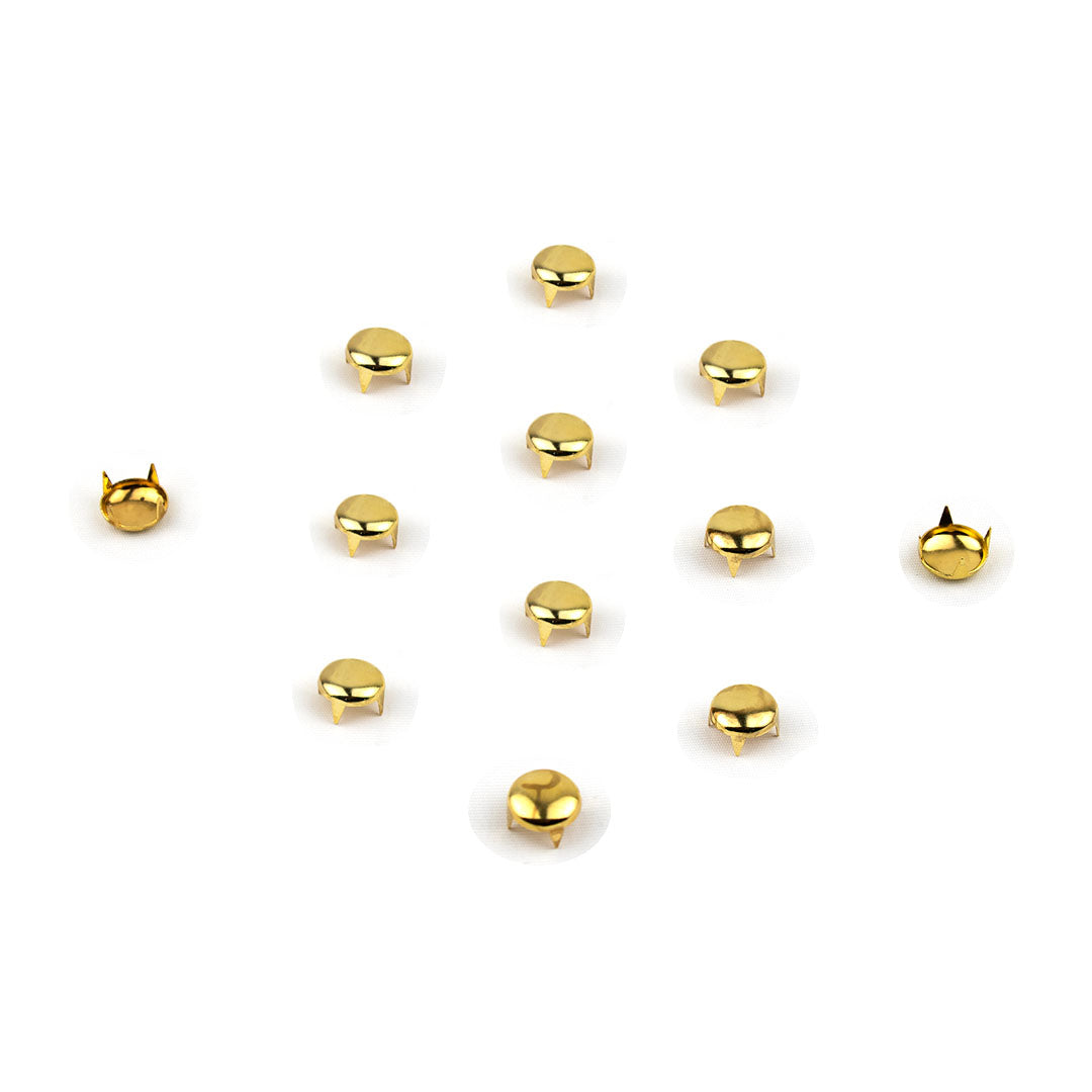 100 Unidades Tacha Dorada Redonda BY DELUXE Chile