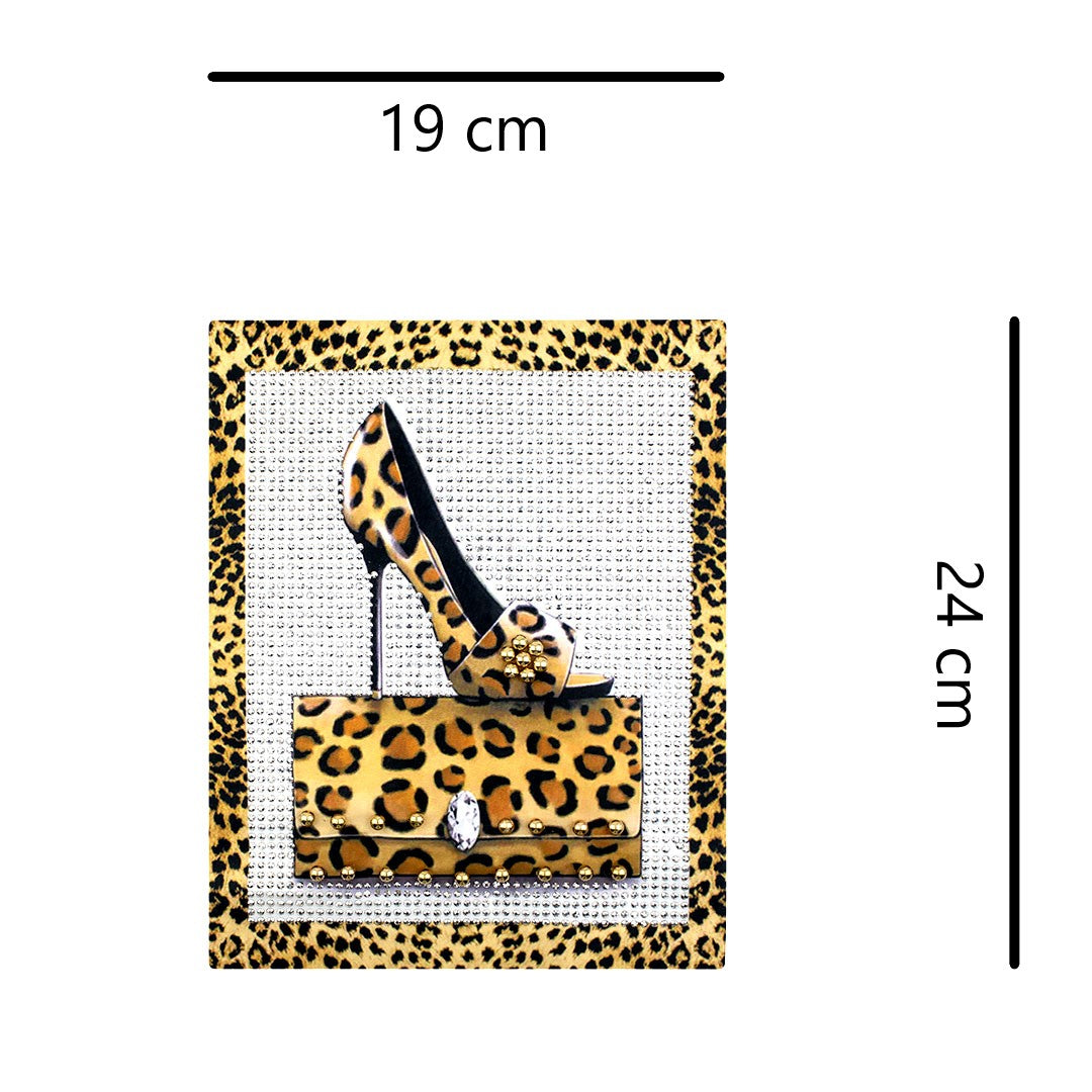 Aplique Tacón Animal Print Cristales BY DELUXE Chile