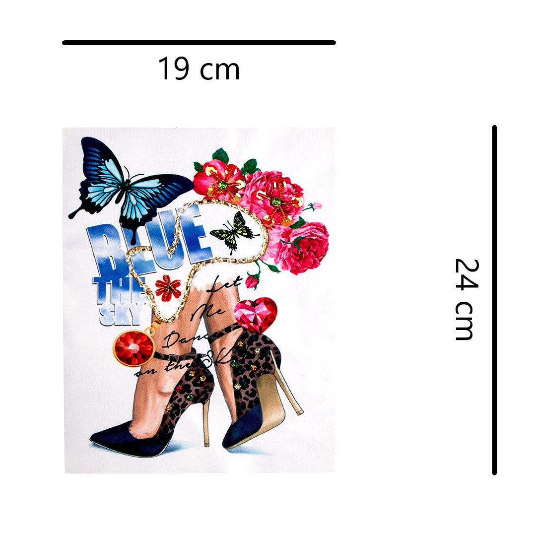 Aplique Tacones Animal Print Mariposas BY DELUXE Chile