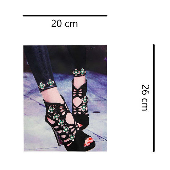 Aplique Tacones Negros Perlas BY DELUXE Chile