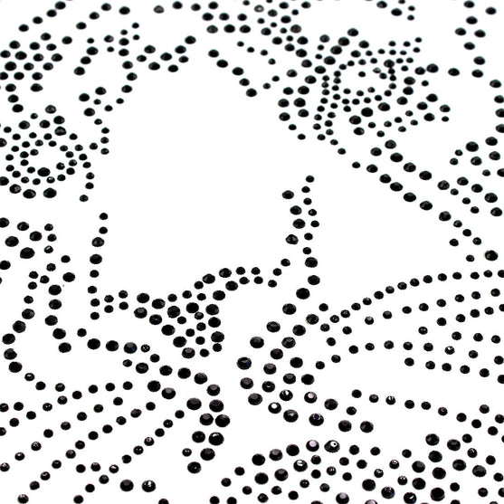 Aplique Tigre Negro Strass BY DELUXE Chile