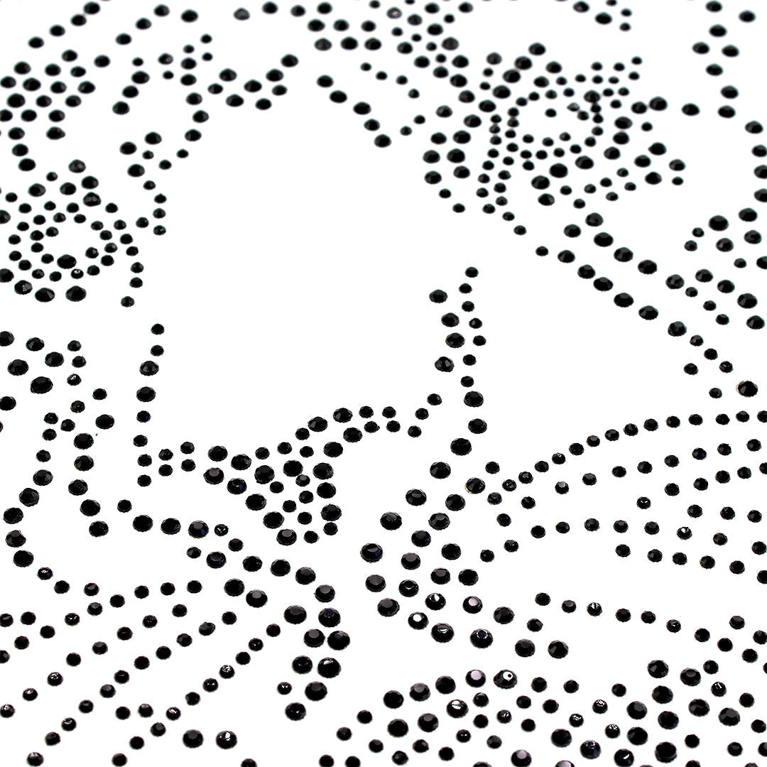 Aplique Tigre Negro Strass BY DELUXE Chile