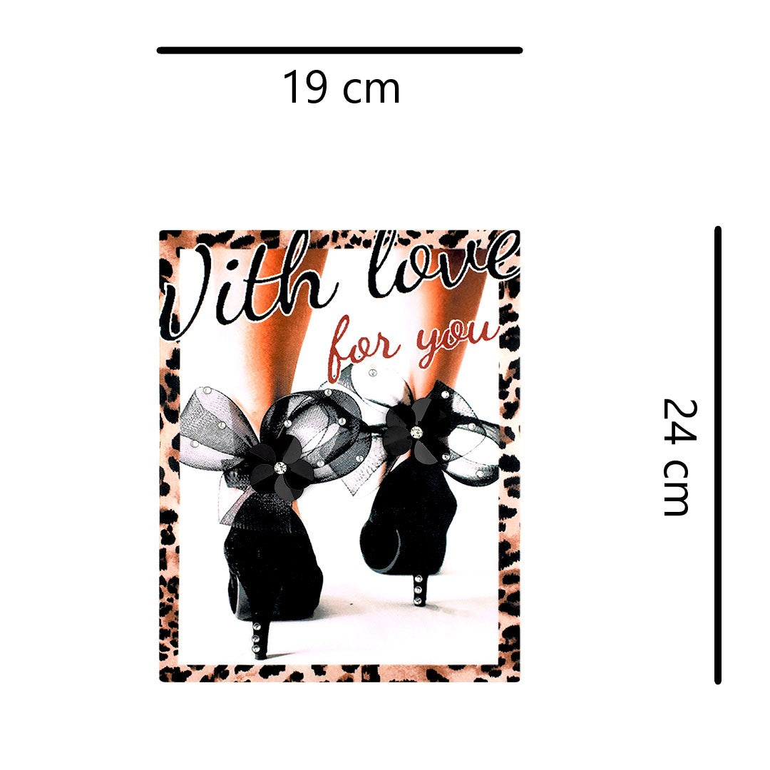 Aplique Tacones With Love for You Cristales BY DELUXE Chile